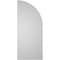 Ekena Millwork Quarter Round Top Left Surface Mount PVC Gable Vent w/ 2"W x 1-1/2"P Brickmould Frame, 12"W x 28"H GVPQL12X2802SN - alternate 2